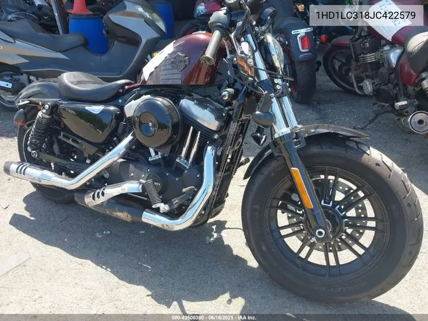 2018 Harley-Davidson Xl1200 Forty-Eight VIN: 1HD1LC318JC422579 Lot: 42508380