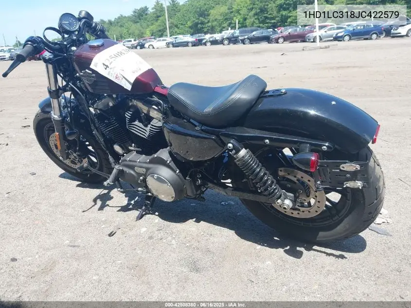 2018 Harley-Davidson Xl1200 Forty-Eight VIN: 1HD1LC318JC422579 Lot: 42508380