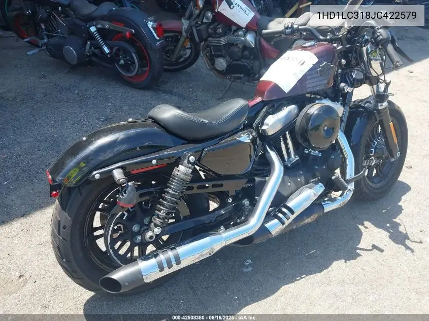 2018 Harley-Davidson Xl1200 Forty-Eight VIN: 1HD1LC318JC422579 Lot: 42508380