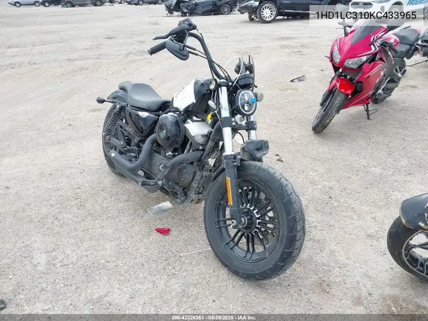 2019 Harley-Davidson Xl1200 X VIN: 1HD1LC310KC433965 Lot: 42326361