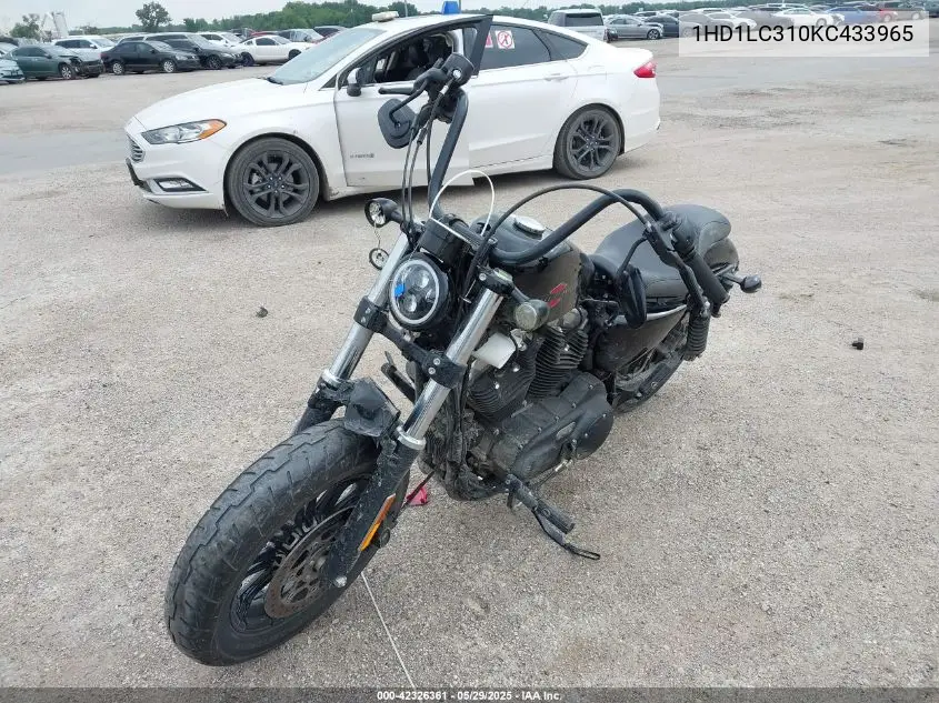 2019 Harley-Davidson Xl1200 X VIN: 1HD1LC310KC433965 Lot: 42326361