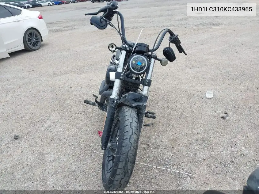 2019 Harley-Davidson Xl1200 X VIN: 1HD1LC310KC433965 Lot: 42326361