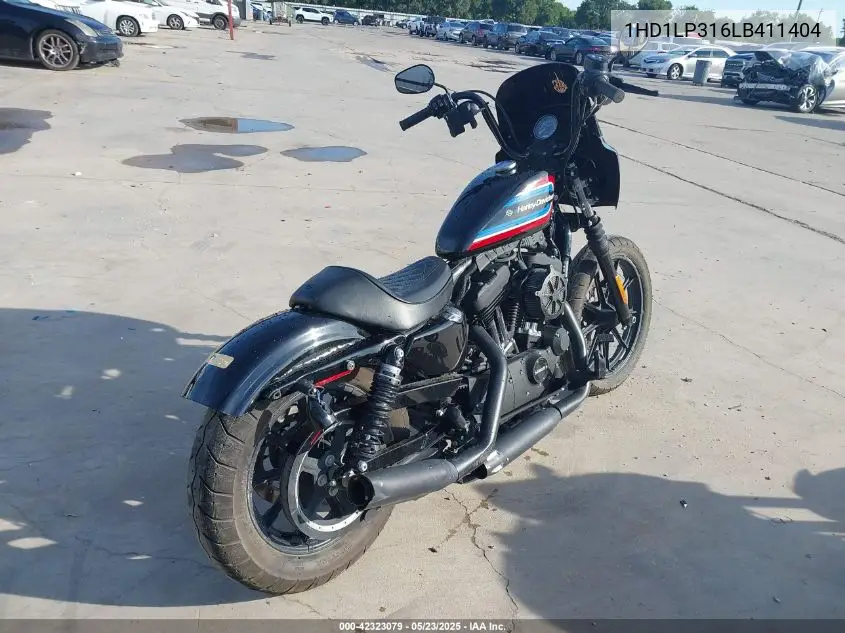 2020 Harley-Davidson Xl1200 Ns VIN: 1HD1LP316LB411404 Lot: 42323079