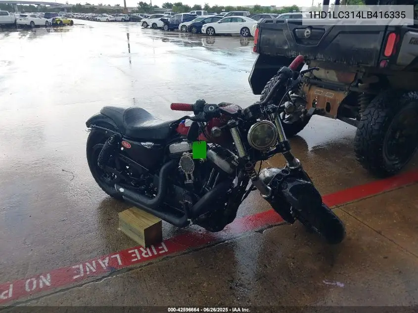 2020 Harley-Davidson Xl1200 X VIN: 1HD1LC314LB416335 Lot: 42596664