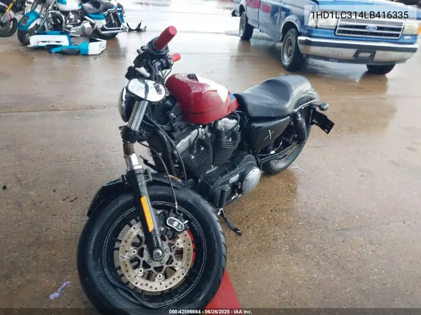 2020 Harley-Davidson Xl1200 X VIN: 1HD1LC314LB416335 Lot: 42596664