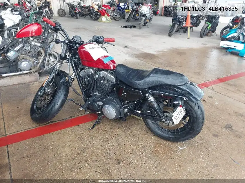 2020 Harley-Davidson Xl1200 X VIN: 1HD1LC314LB416335 Lot: 42596664
