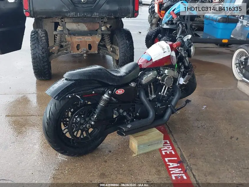 2020 Harley-Davidson Xl1200 X VIN: 1HD1LC314LB416335 Lot: 42596664
