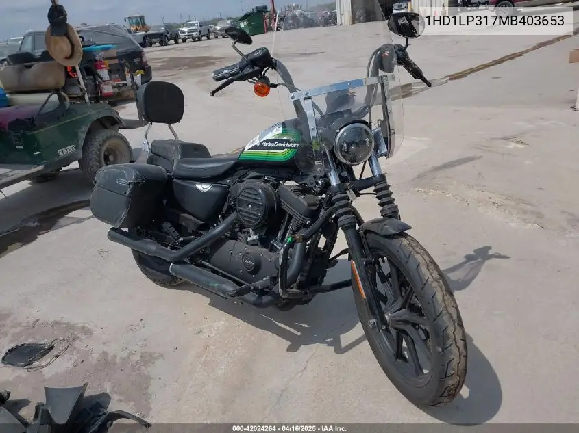2021 Harley-Davidson Xl1200 Ns VIN: 1HD1LP317MB403653 Lot: 42024264