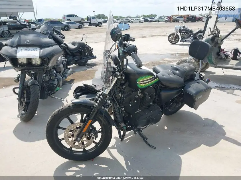 2021 Harley-Davidson Xl1200 Ns VIN: 1HD1LP317MB403653 Lot: 42024264