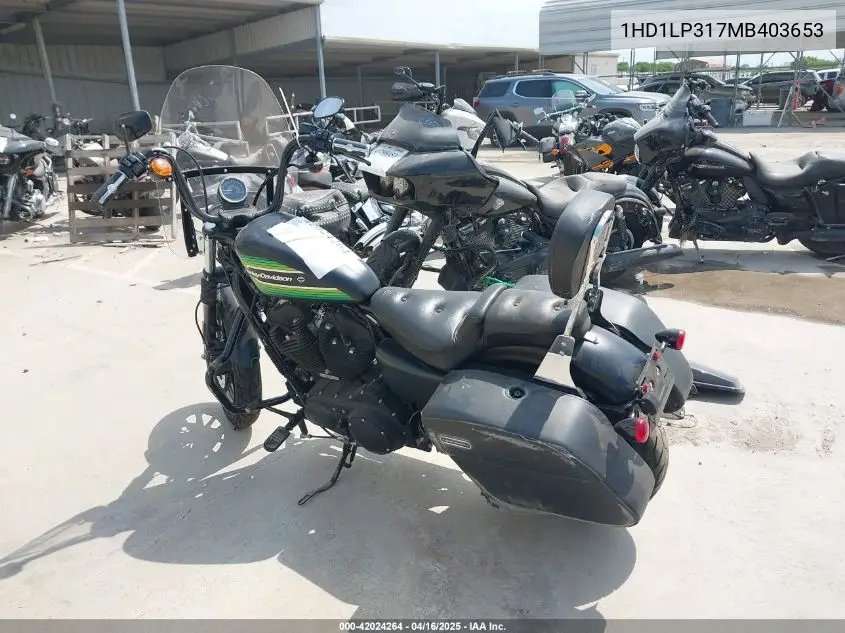 2021 Harley-Davidson Xl1200 Ns VIN: 1HD1LP317MB403653 Lot: 42024264