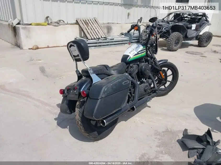 2021 Harley-Davidson Xl1200 Ns VIN: 1HD1LP317MB403653 Lot: 42024264