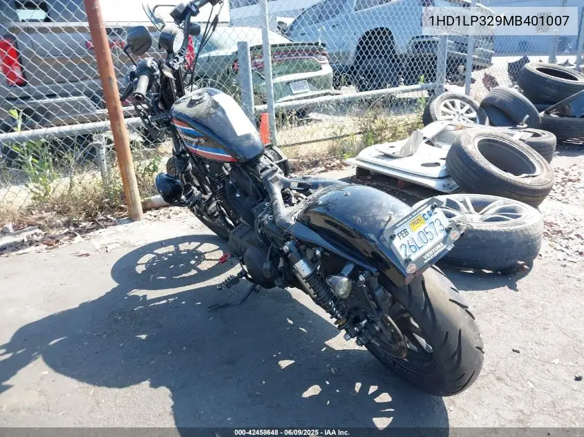 2021 Harley-Davidson Xl1200 Ns VIN: 1HD1LP329MB401007 Lot: 42458648
