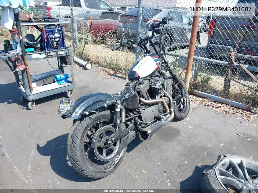 2021 Harley-Davidson Xl1200 Ns VIN: 1HD1LP329MB401007 Lot: 42458648