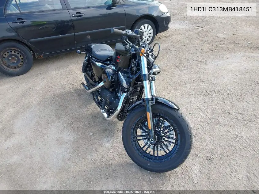 2021 Harley-Davidson Xl1200 X VIN: 1HD1LC313MB418451 Lot: 42579688