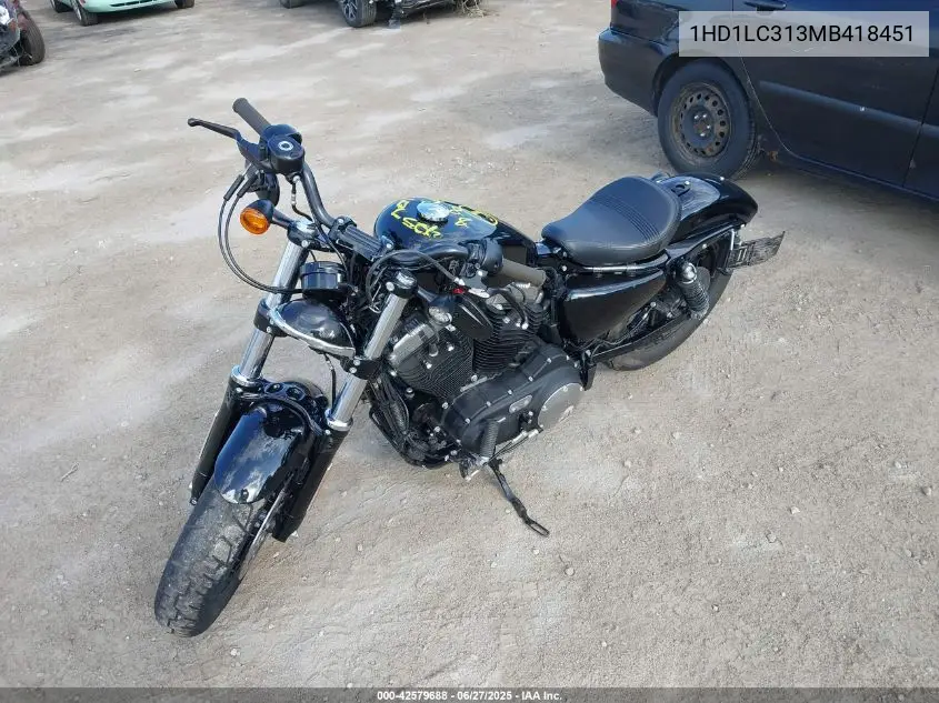 2021 Harley-Davidson Xl1200 X VIN: 1HD1LC313MB418451 Lot: 42579688