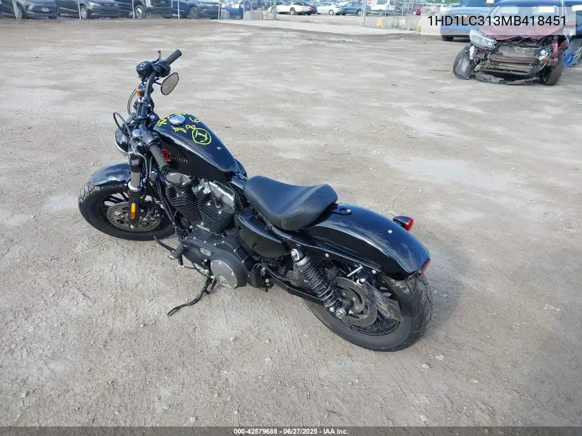 2021 Harley-Davidson Xl1200 X VIN: 1HD1LC313MB418451 Lot: 42579688