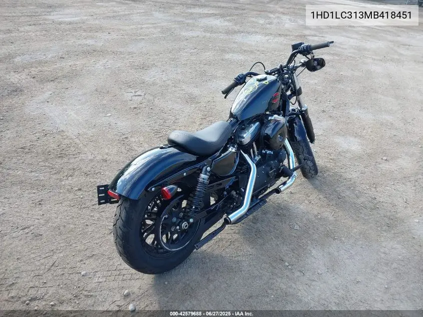 2021 Harley-Davidson Xl1200 X VIN: 1HD1LC313MB418451 Lot: 42579688