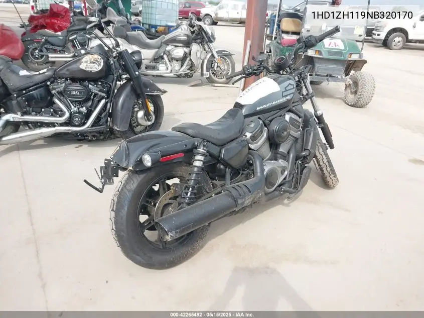 2022 Harley-Davidson Rh975 VIN: 1HD1ZH119NB320170 Lot: 42265492