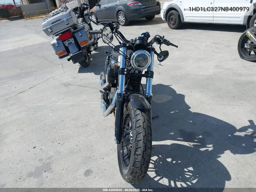 2022 Harley-Davidson Xl1200 X VIN: 1HD1LC327NB400979 Lot: 42585030