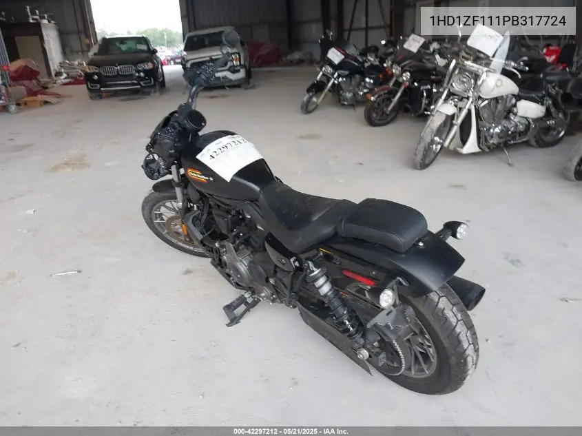2023 Harley-Davidson Rh975 S VIN: 1HD1ZF111PB317724 Lot: 42297212