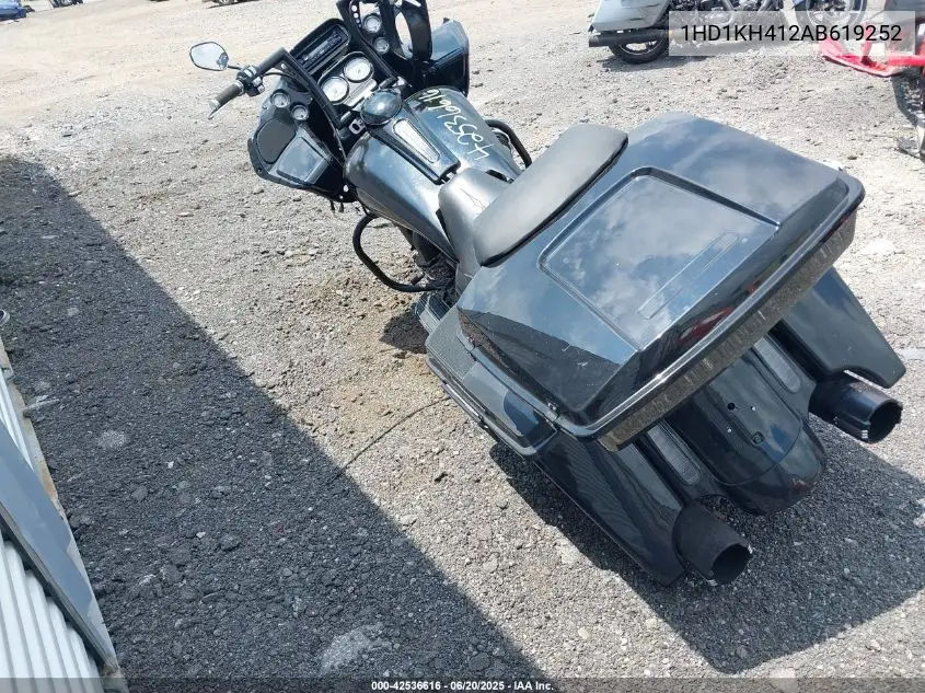 2010 Harley-Davidson Fltrx VIN: 1HD1KH412AB619252 Lot: 42536616