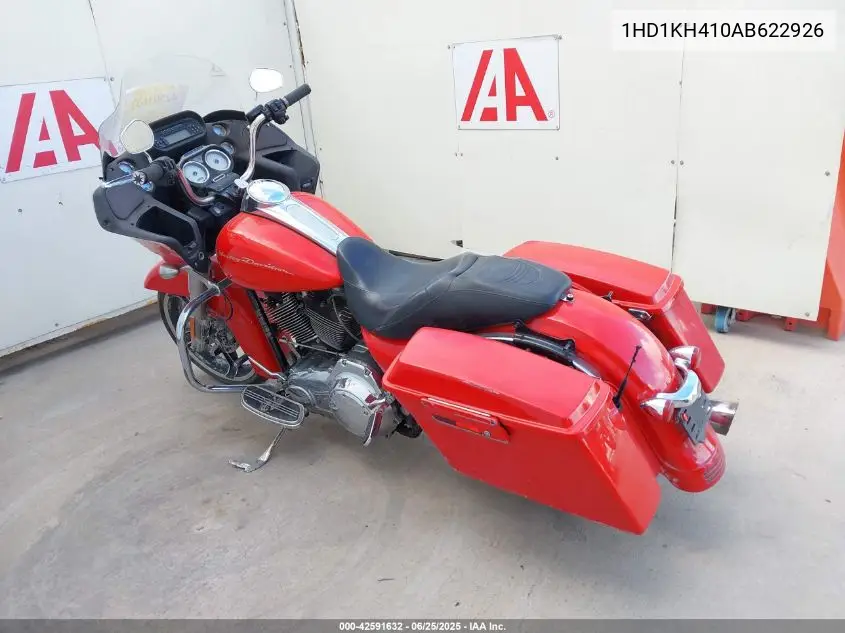2010 Harley-Davidson Fltrx VIN: 1HD1KH410AB622926 Lot: 42591632