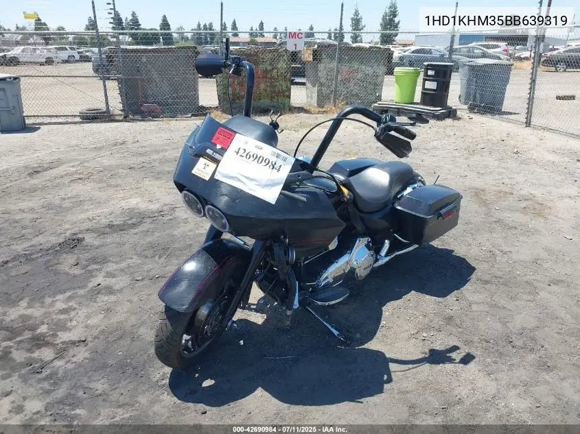 2011 Harley-Davidson Fltrx VIN: 1HD1KHM35BB639319 Lot: 42690984