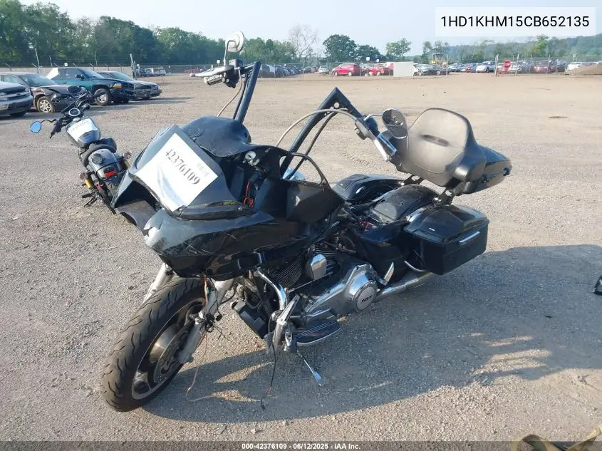 2012 Harley-Davidson Fltrx Road Glide Custom VIN: 1HD1KHM15CB652135 Lot: 42376109