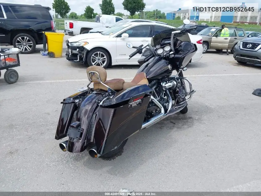 2012 Harley-Davidson Fltrxse Cvo Road Glide Custom VIN: 1HD1TC812CB952645 Lot: 42491329