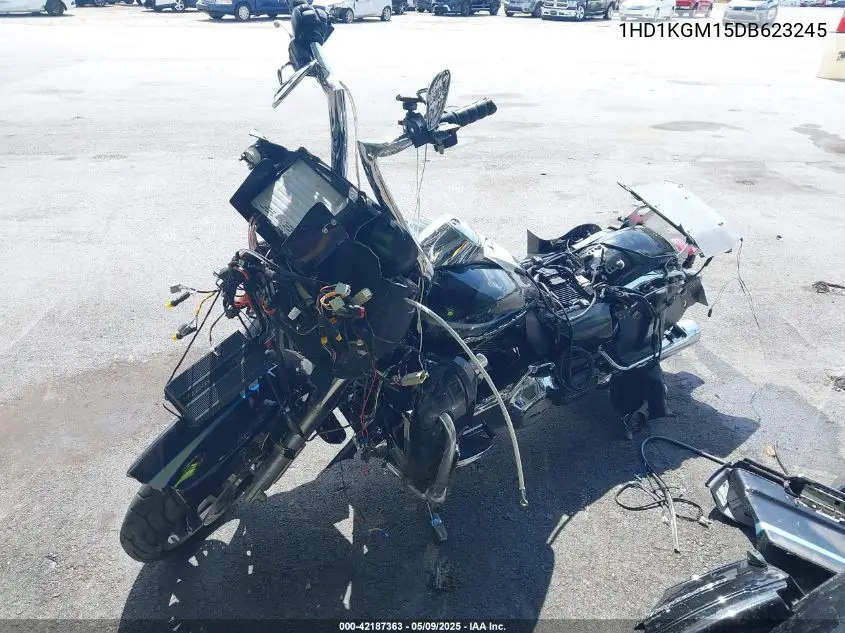 2013 Harley-Davidson Fltru Road Glide Ultra VIN: 1HD1KGM15DB623245 Lot: 42187363