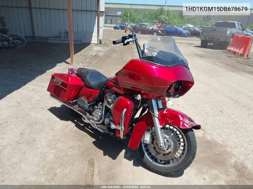 2013 Harley-Davidson Fltru Road Glide Ultra VIN: 1HD1KGM15DB678679 Lot: 42623423