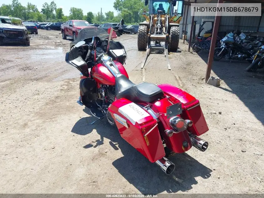 2013 Harley-Davidson Fltru Road Glide Ultra VIN: 1HD1KGM15DB678679 Lot: 42623423