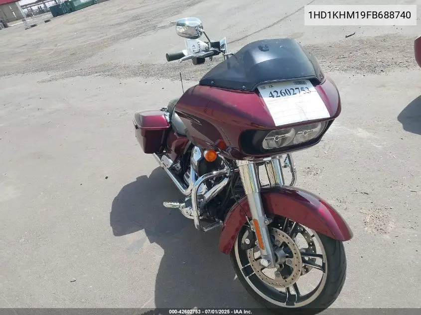 2015 Harley-Davidson Fltrx Road Glide VIN: 1HD1KHM19FB688740 Lot: 42602753