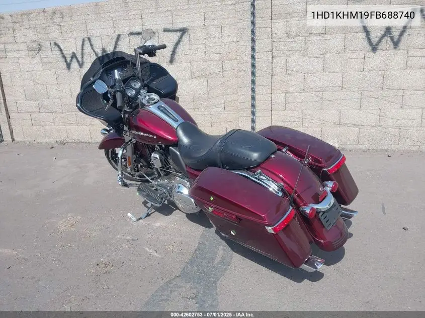 2015 Harley-Davidson Fltrx Road Glide VIN: 1HD1KHM19FB688740 Lot: 42602753