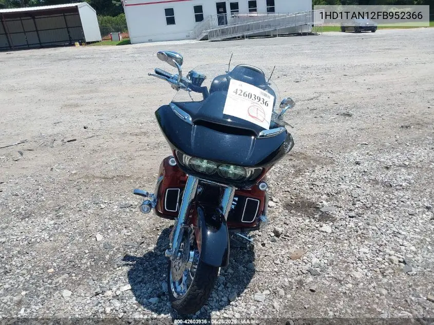 2015 Harley-Davidson Fltruse Cvo Road Glide VIN: 1HD1TAN12FB952366 Lot: 42603936