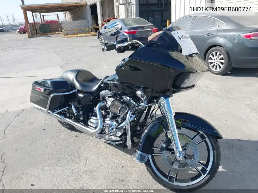 2015 Harley-Davidson Fltrxs Road Glide Special VIN: 1HD1KTM39FB600774 Lot: 42619428