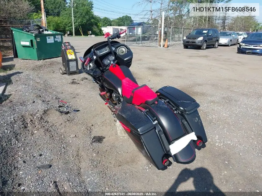 2015 Harley-Davidson Fltrxs Road Glide Special VIN: 1HD1KTM15FB608546 Lot: 42627331