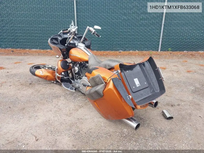 2015 Harley-Davidson Fltrxs Road Glide Special VIN: 1HD1KTM1XFB633068 Lot: 42658265