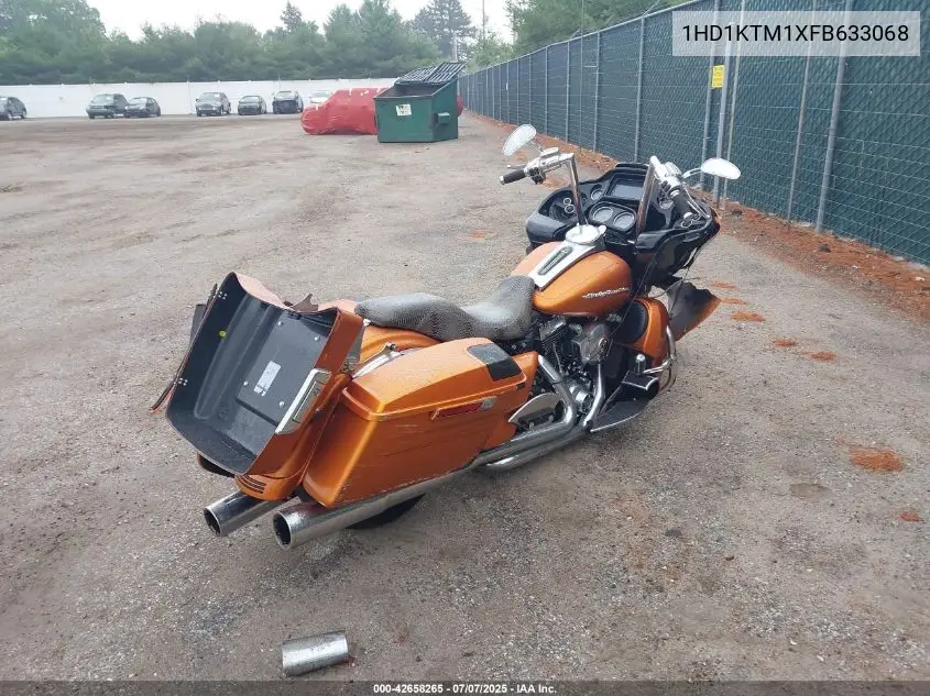 2015 Harley-Davidson Fltrxs Road Glide Special VIN: 1HD1KTM1XFB633068 Lot: 42658265