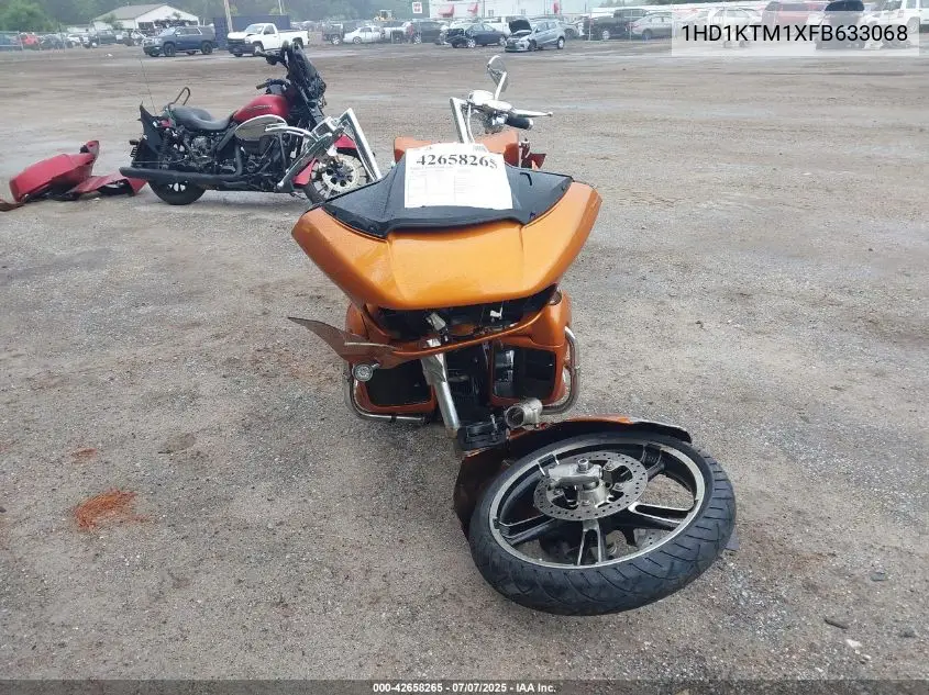 2015 Harley-Davidson Fltrxs Road Glide Special VIN: 1HD1KTM1XFB633068 Lot: 42658265