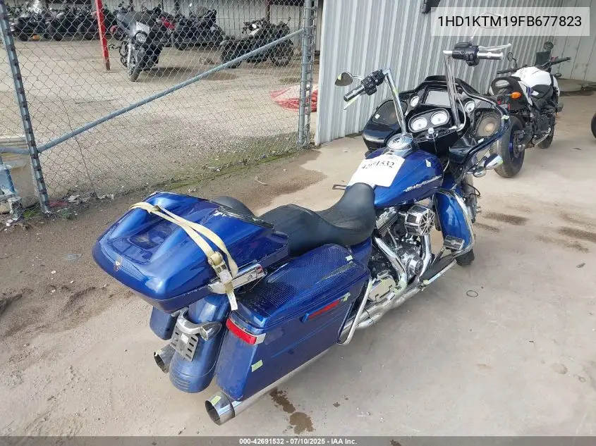 2015 Harley-Davidson Fltrxs Road Glide Special VIN: 1HD1KTM19FB677823 Lot: 42691532
