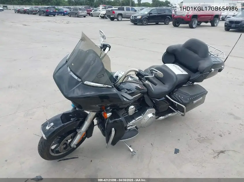 2016 Harley-Davidson Fltru VIN: 1HD1KGL17GB654986 Lot: 42121096