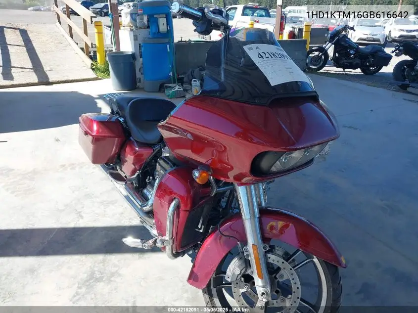 2016 Harley-Davidson Fltrxs Road Glide Special VIN: 1HD1KTM16GB616642 Lot: 42182091