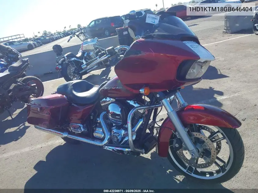 2016 Harley-Davidson Fltrxs Road Glide Special VIN: 1HD1KTM18GB646404 Lot: 42236971