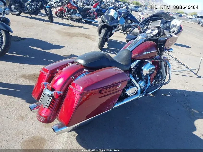 2016 Harley-Davidson Fltrxs Road Glide Special VIN: 1HD1KTM18GB646404 Lot: 42236971