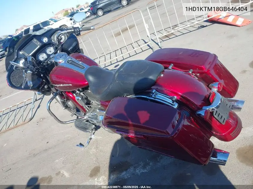 2016 Harley-Davidson Fltrxs Road Glide Special VIN: 1HD1KTM18GB646404 Lot: 42236971