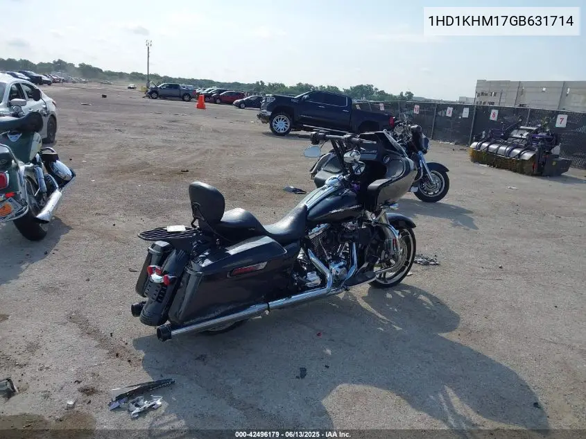 2016 Harley-Davidson Fltrx Road Glide VIN: 1HD1KHM17GB631714 Lot: 42496179