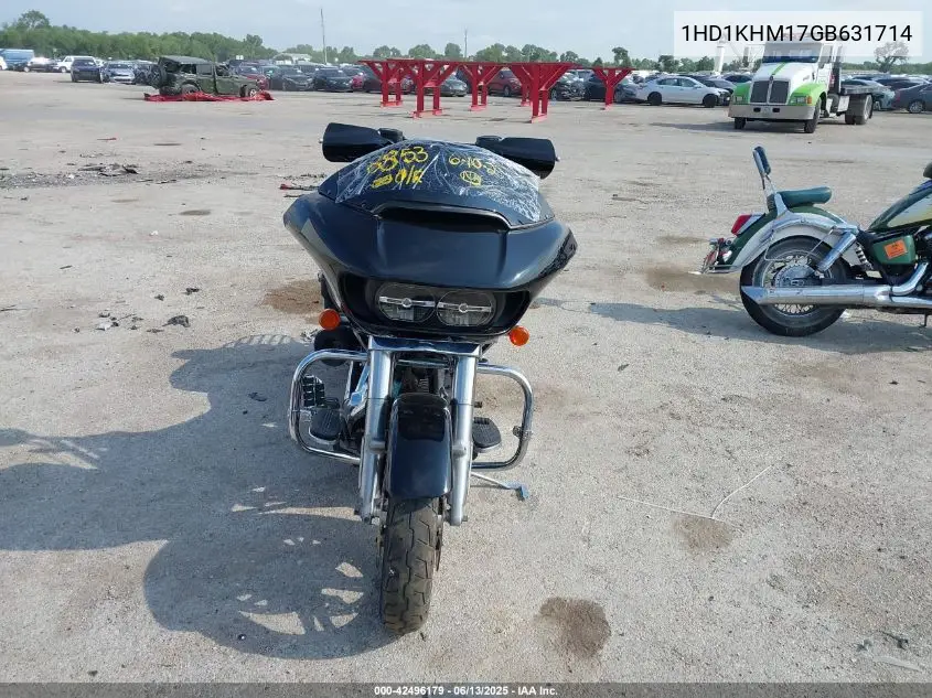 2016 Harley-Davidson Fltrx Road Glide VIN: 1HD1KHM17GB631714 Lot: 42496179