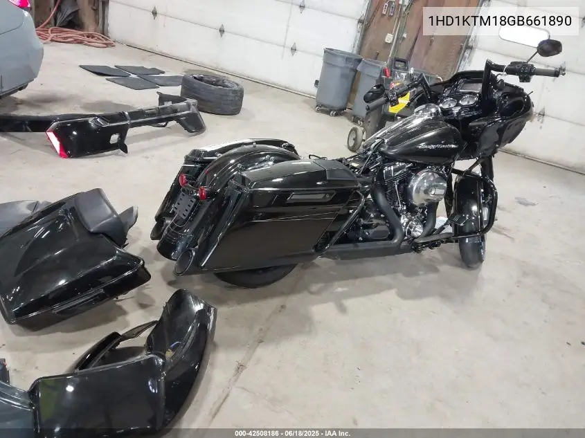 2016 Harley-Davidson Fltrxs Road Glide Special VIN: 1HD1KTM18GB661890 Lot: 42508186