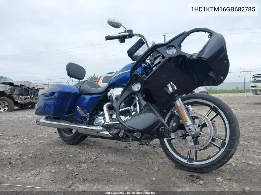 2016 Harley-Davidson Fltrxs Road Glide Special VIN: 1HD1KTM16GB682785 Lot: 42523258